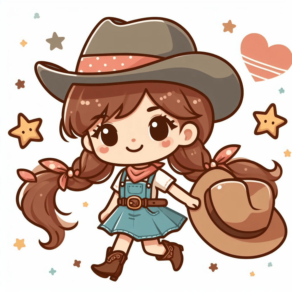 Clipart Cowgirl Free