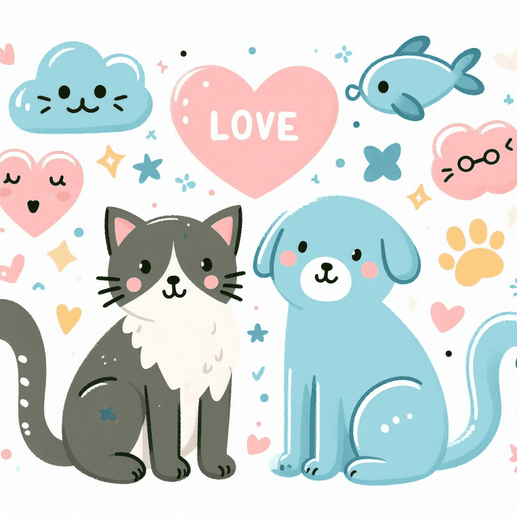 Clipart Dog and Cat Free