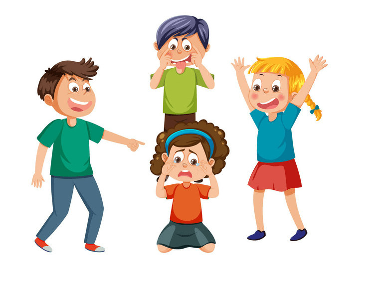 Clipart of Bullying Picture