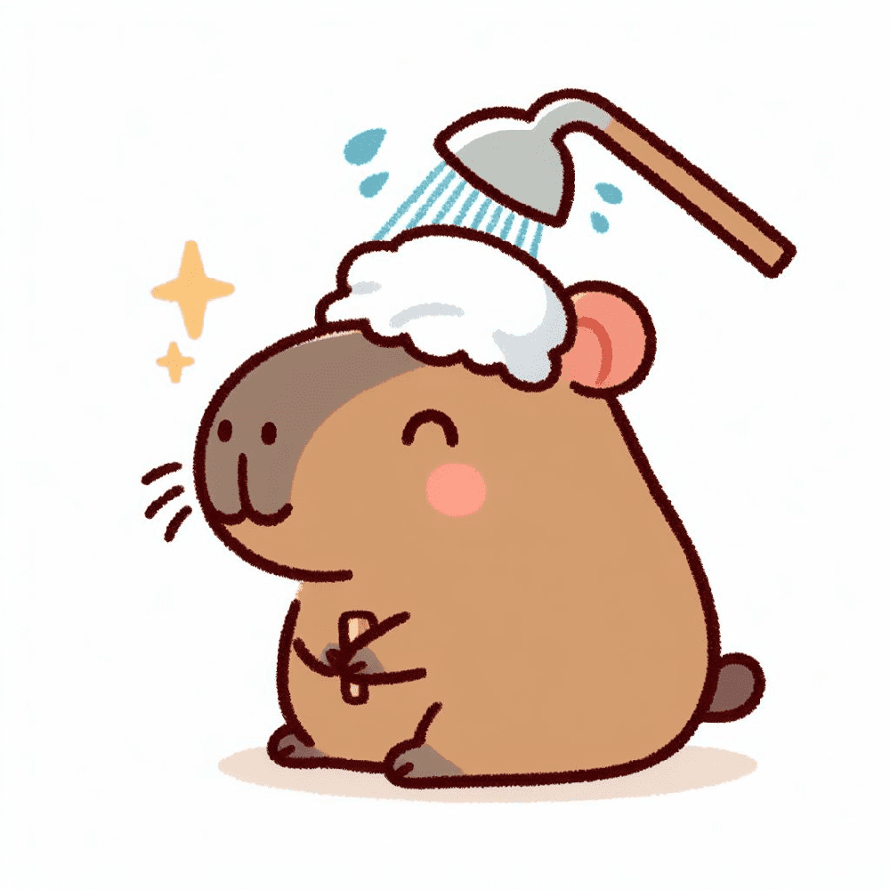 Clipart of Capybara Photo