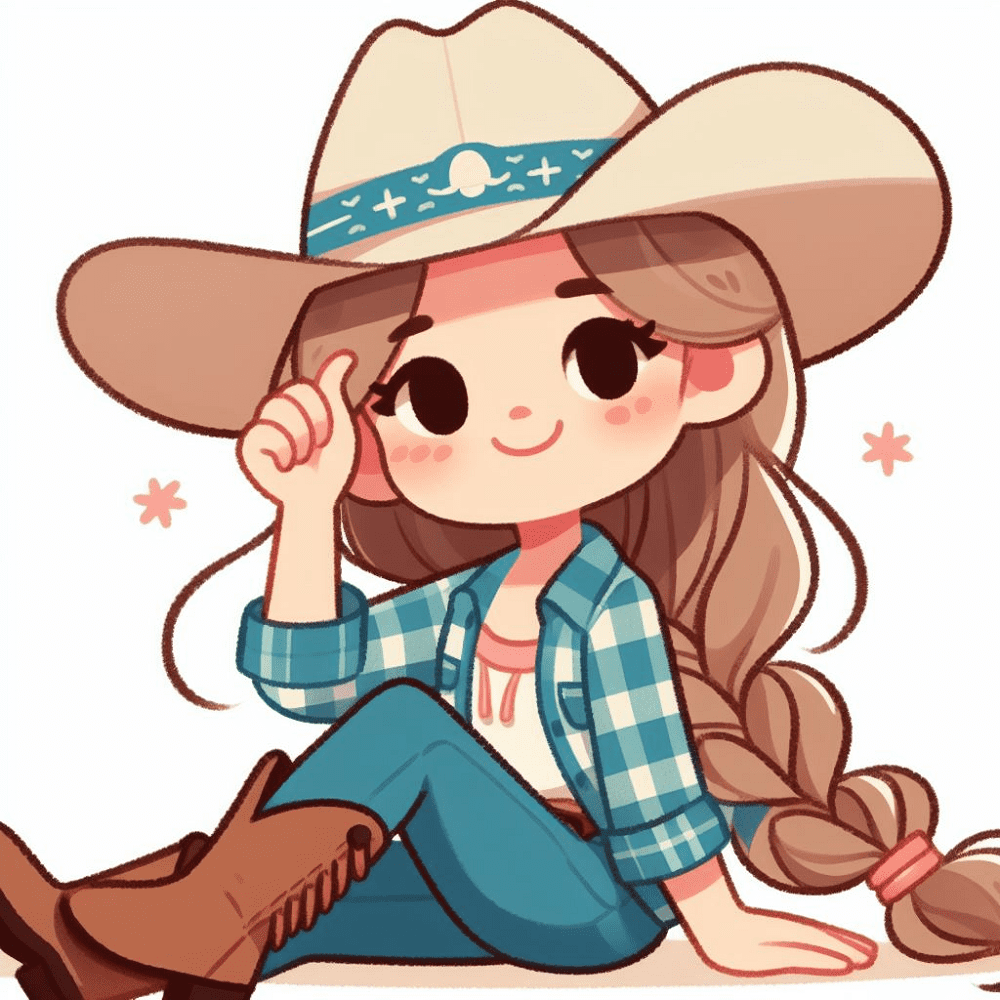Clipart of Cowgirl Pictures
