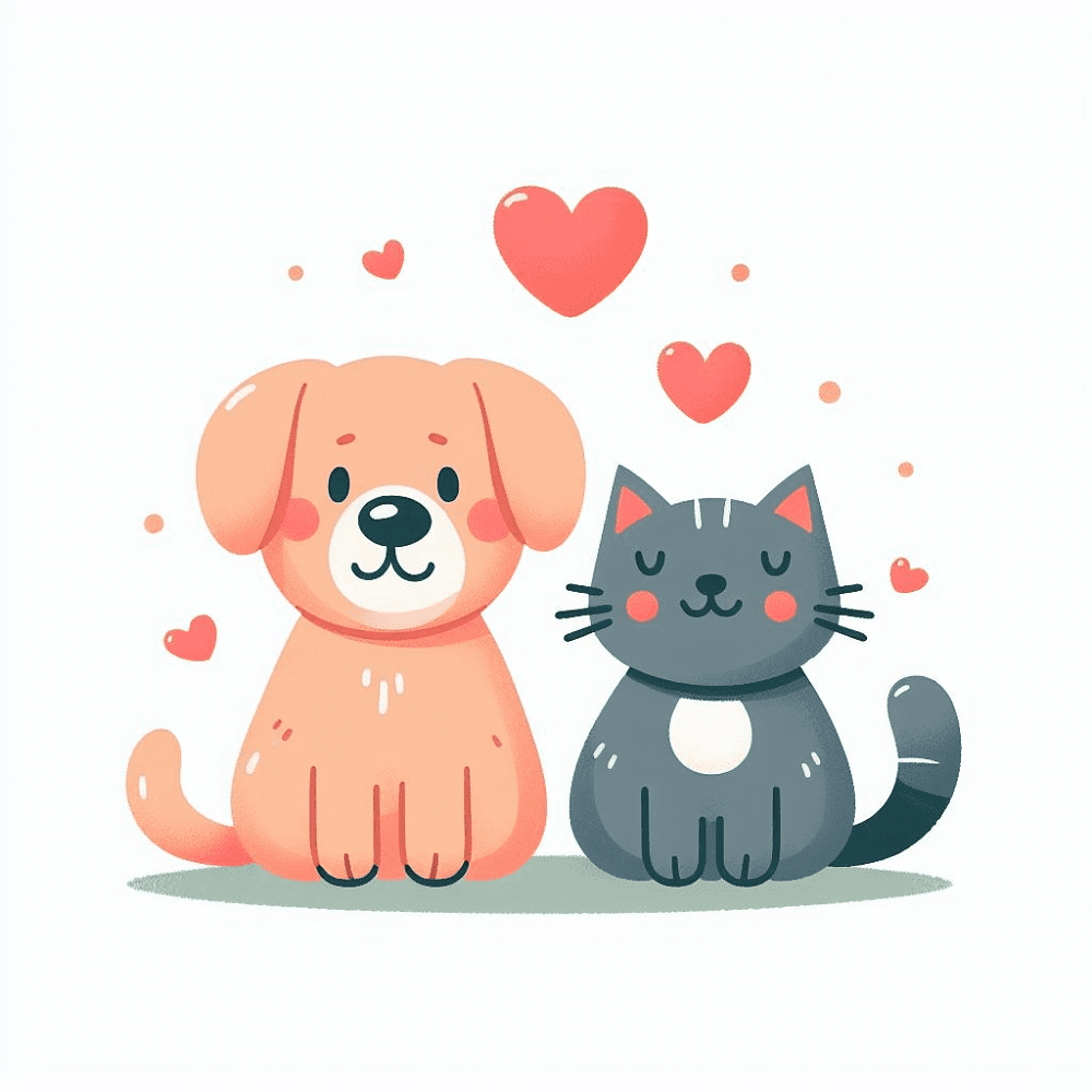 Clipart of Dog and Cat Photos