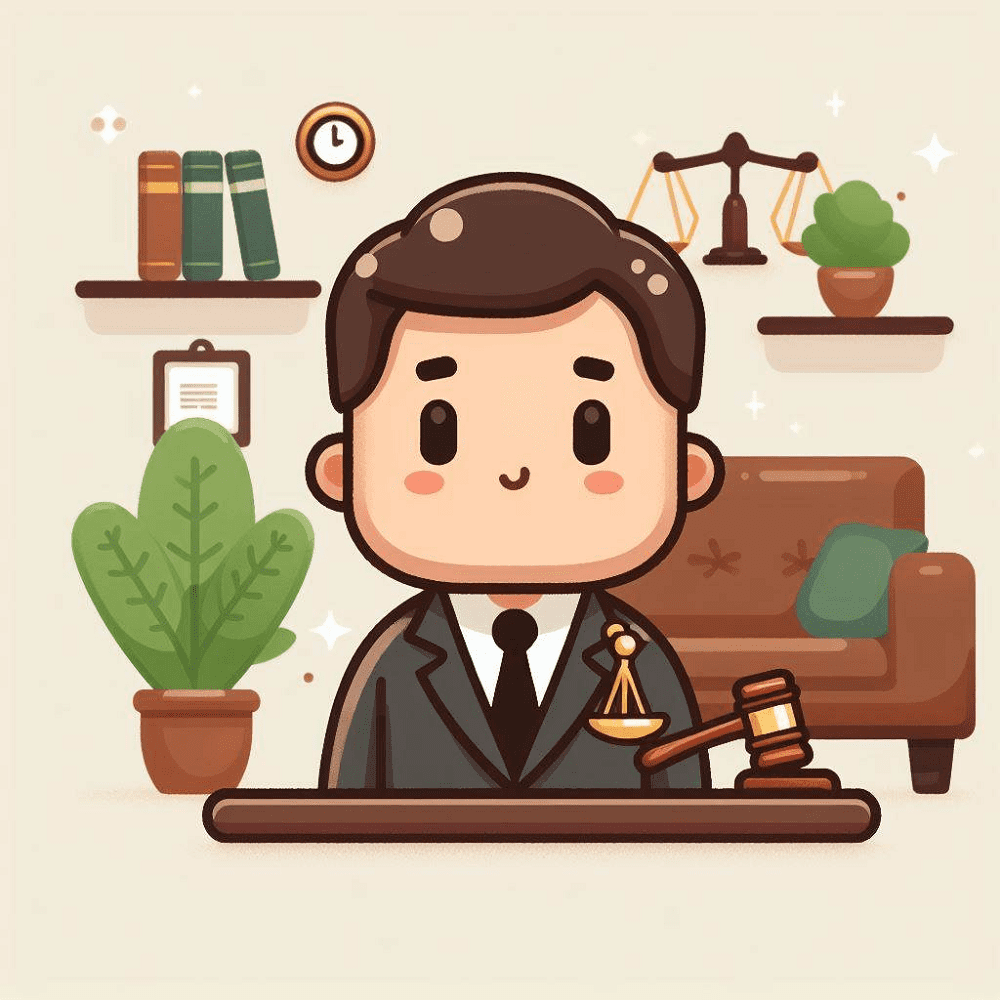 Clipart of Lawyer Image