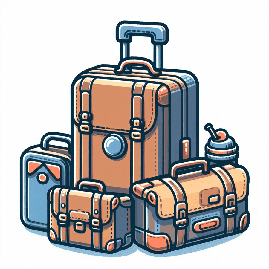 Clipart of Luggage Free