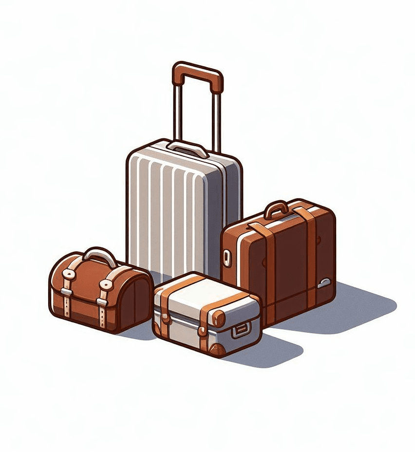 Clipart of Luggage Png