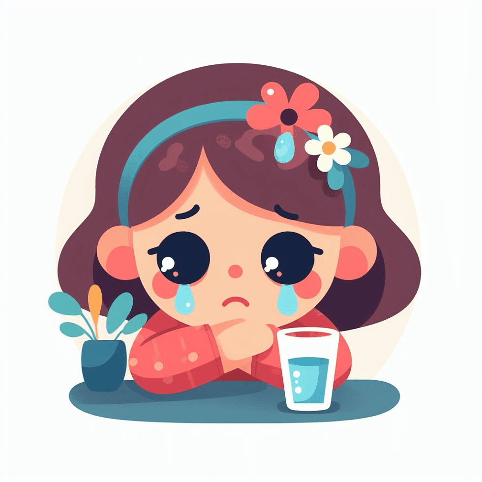 Clipart of Sadness Image