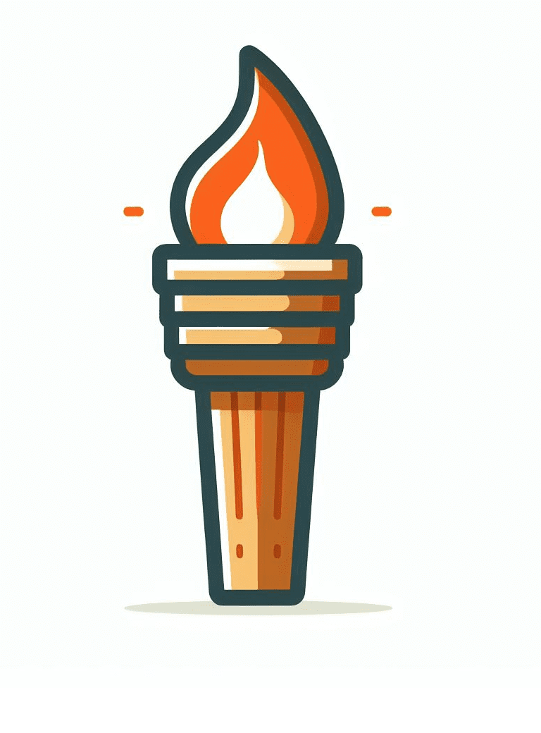 Clipart of Torch Image