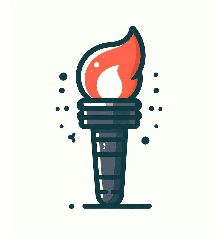 Clipart of Torch Photo