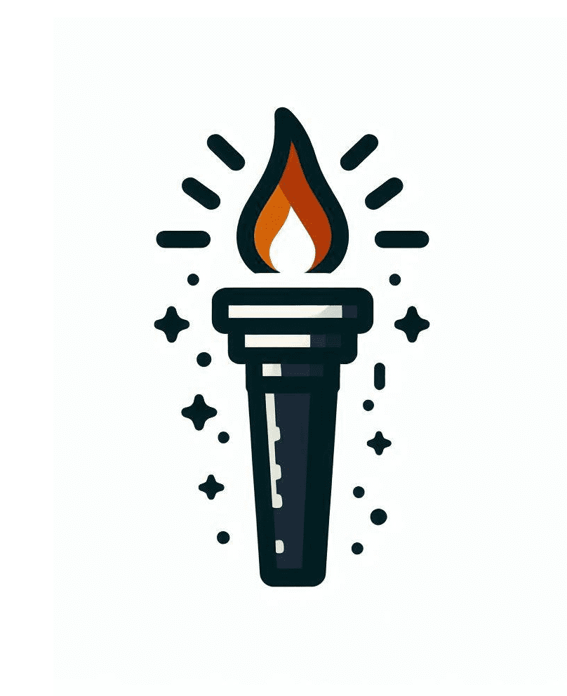 Clipart of Torch Picture