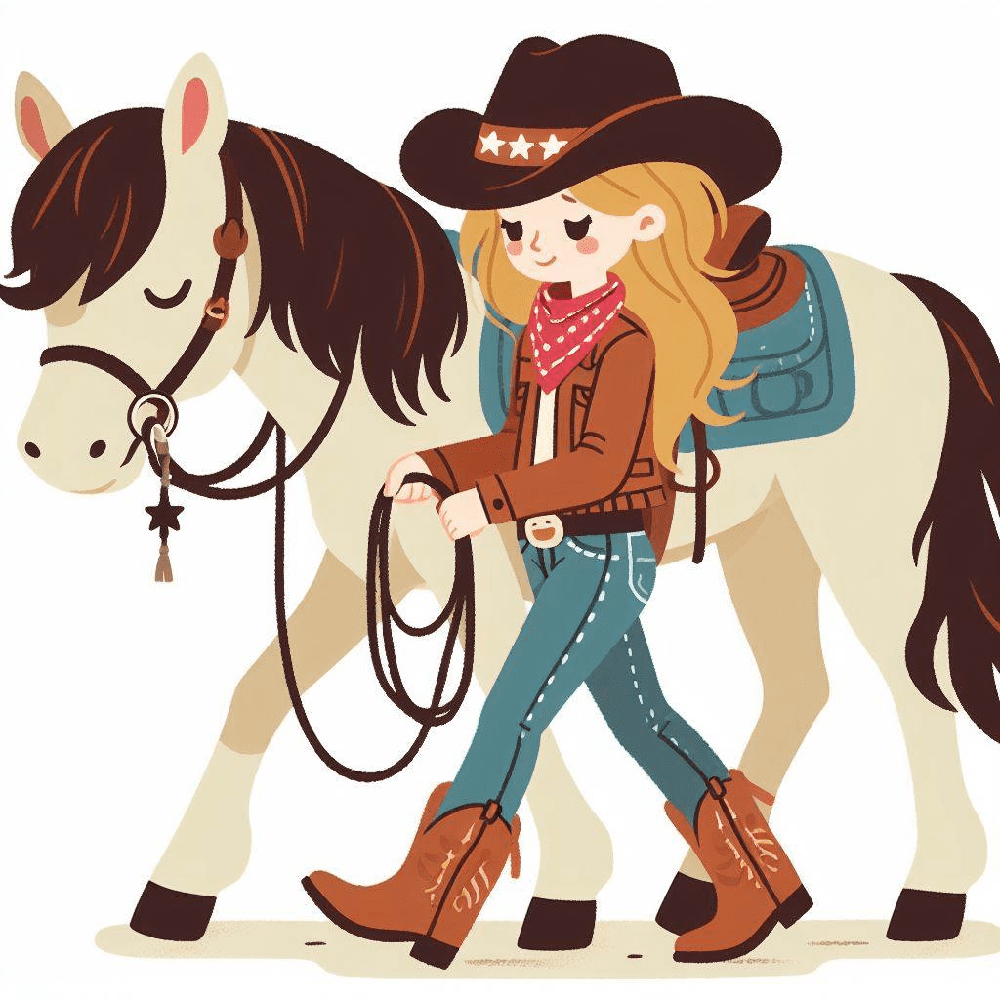Cowgirl Clipart Image