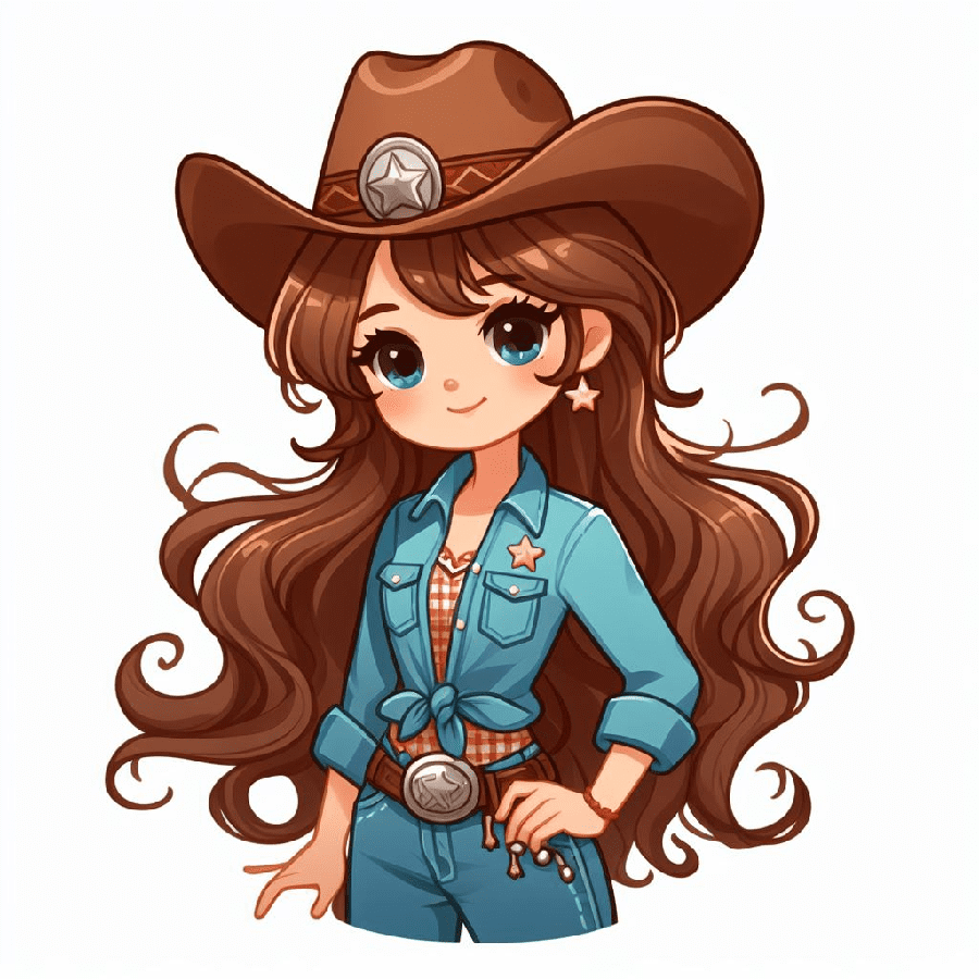 Cowgirl Clipart Png Download