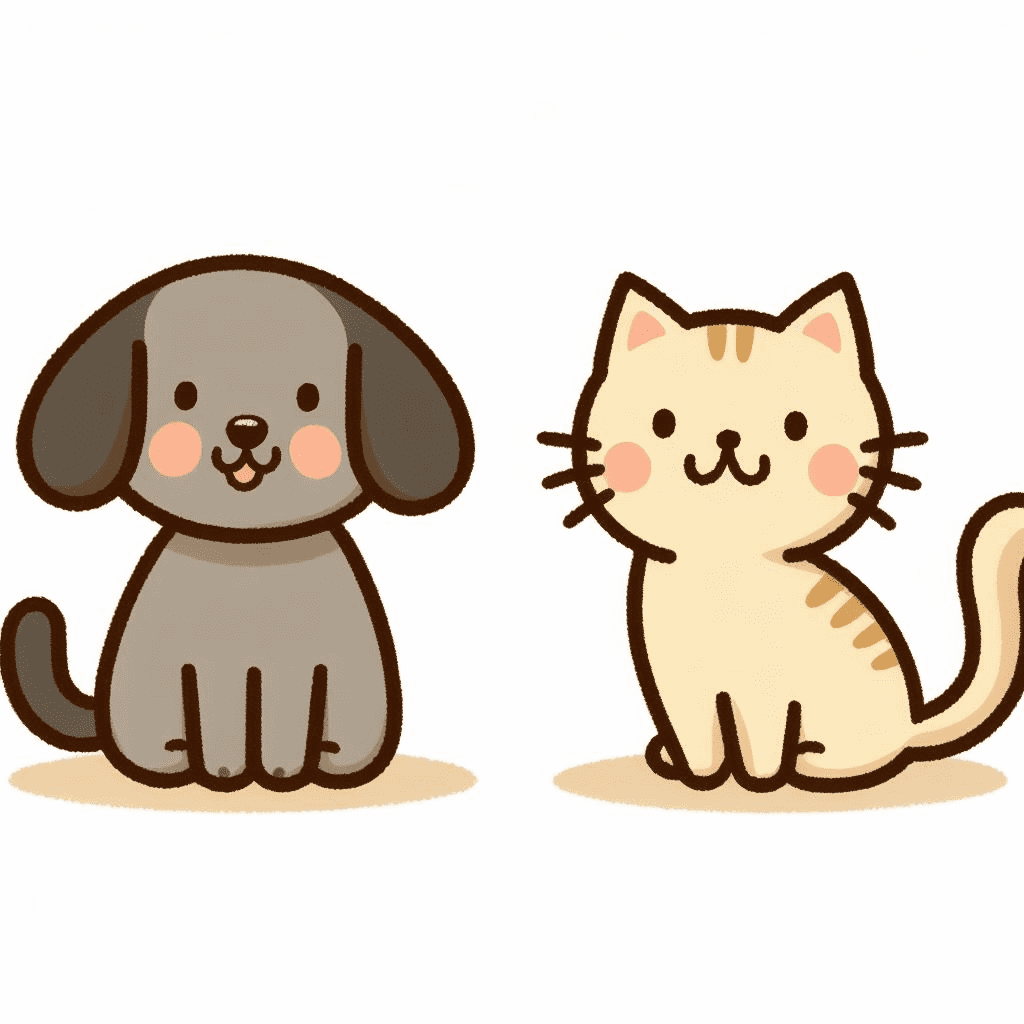 Dog and Cat Clipart Free Image