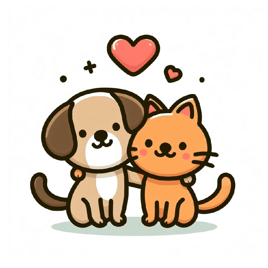 Dog and Cat Clipart Png Download