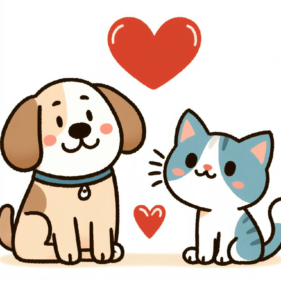 Dog and Cat Clipart Png Free