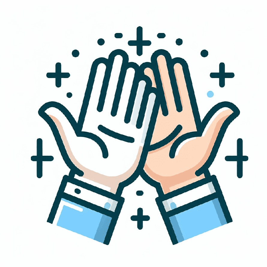 High Five Clipart Free Picture