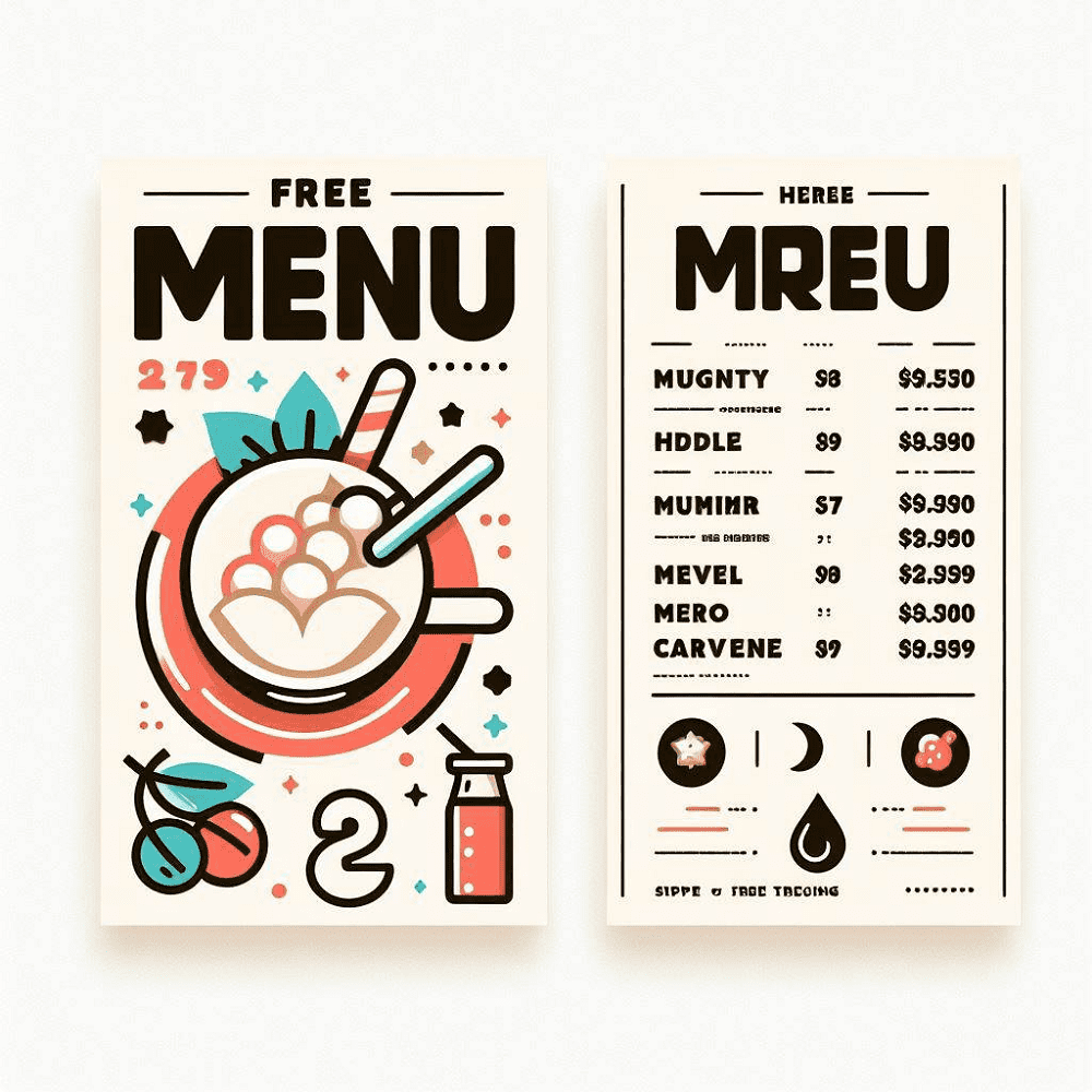 Menu Clipart Free Pictures