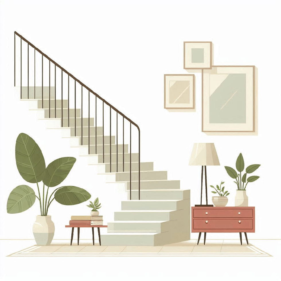 Beautiful Stairs Clipart
