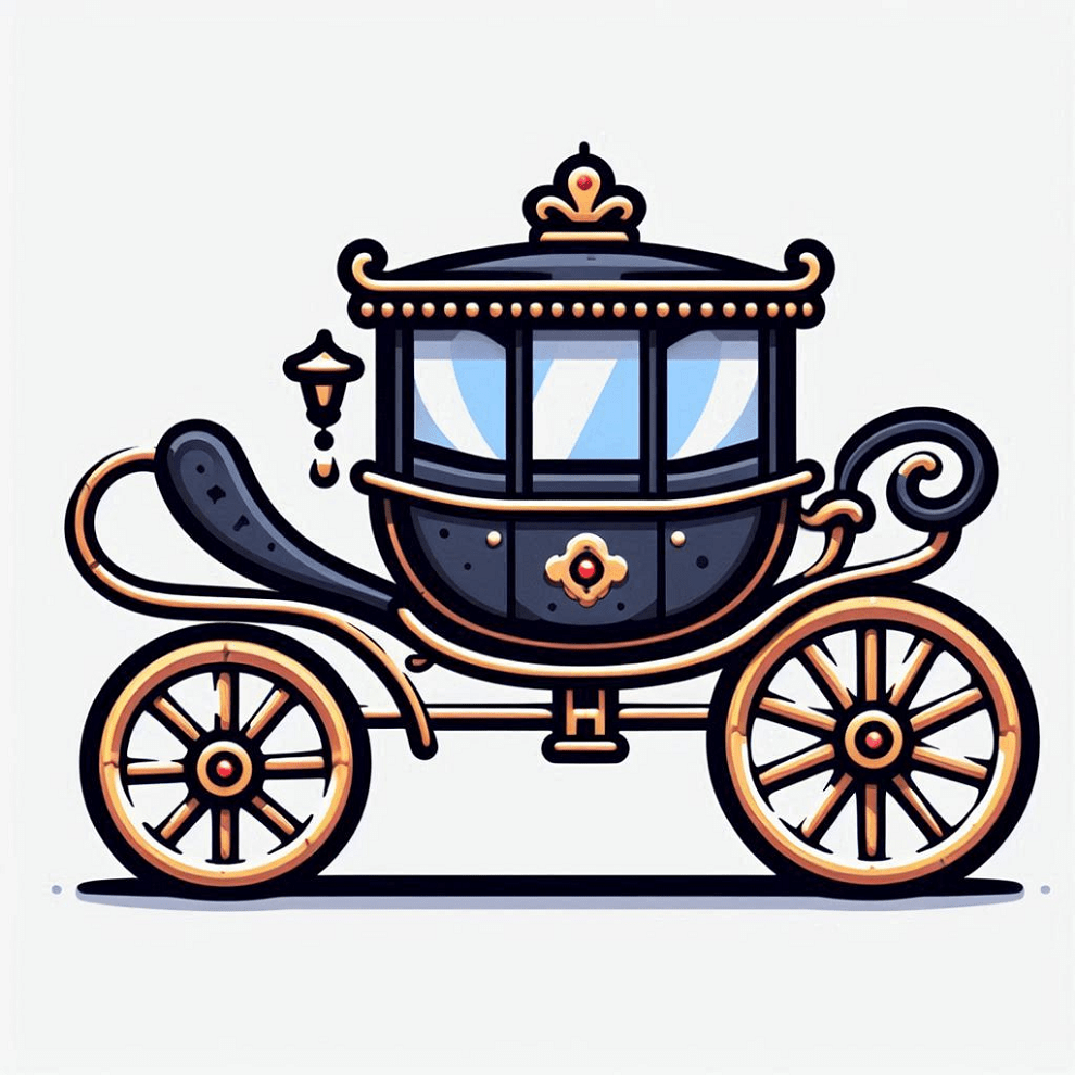 Clipart of Carriage Free