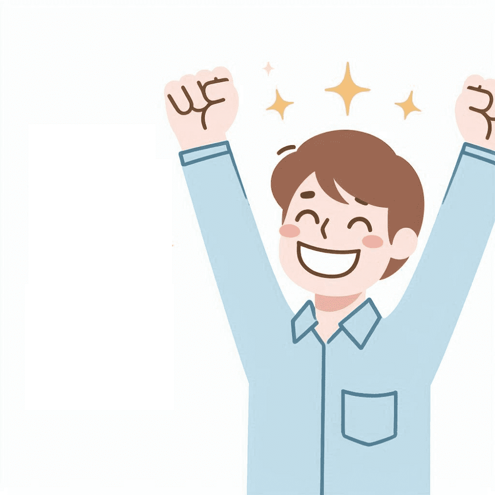 Clipart of Excited Image