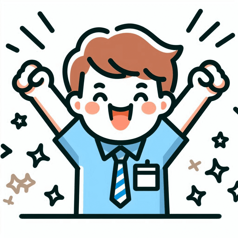 Clipart of Excited Images