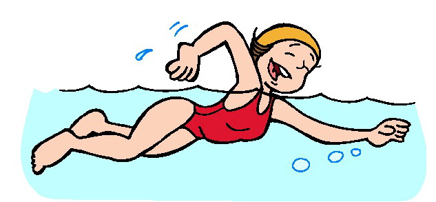 Clipart of Swimmer Free Photo