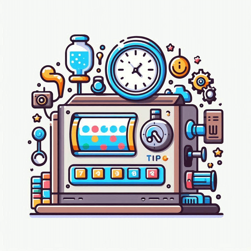 Clipart of Time Machine Free