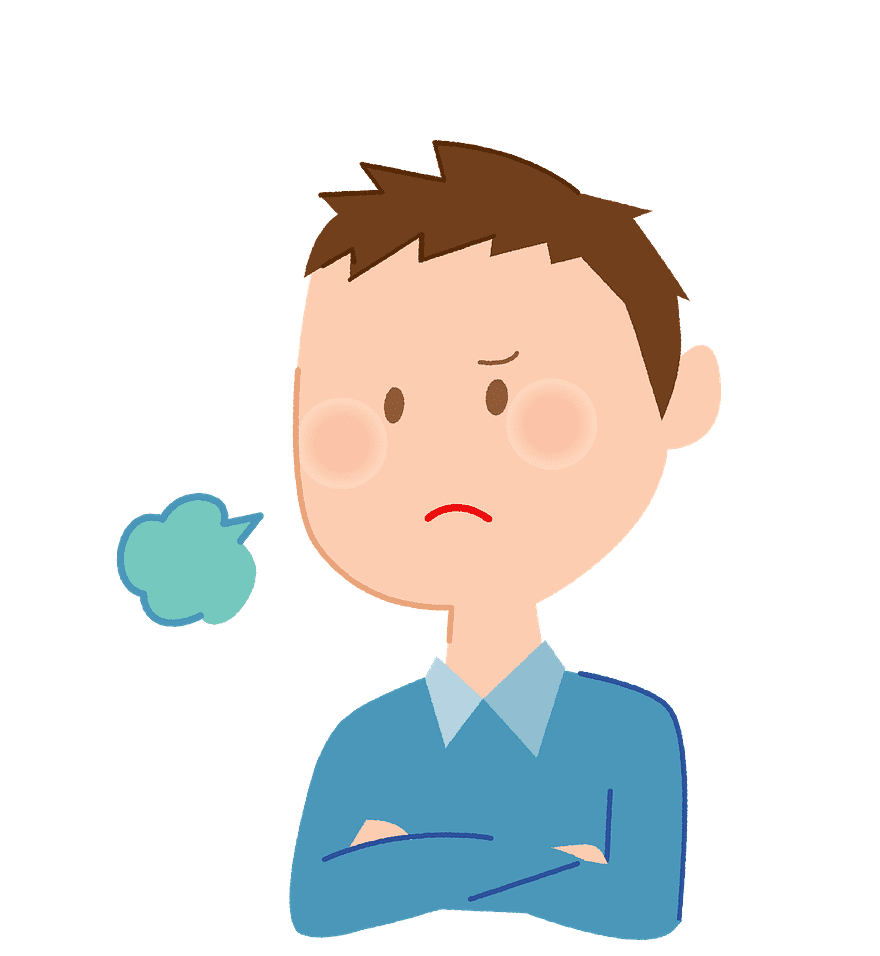 Clipart of Upset Photo