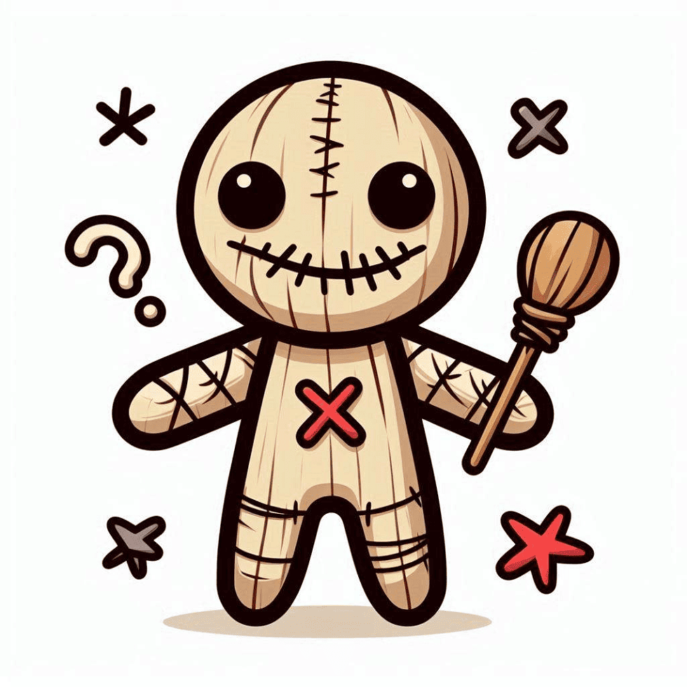 Clipart of Voodoo Doll Image