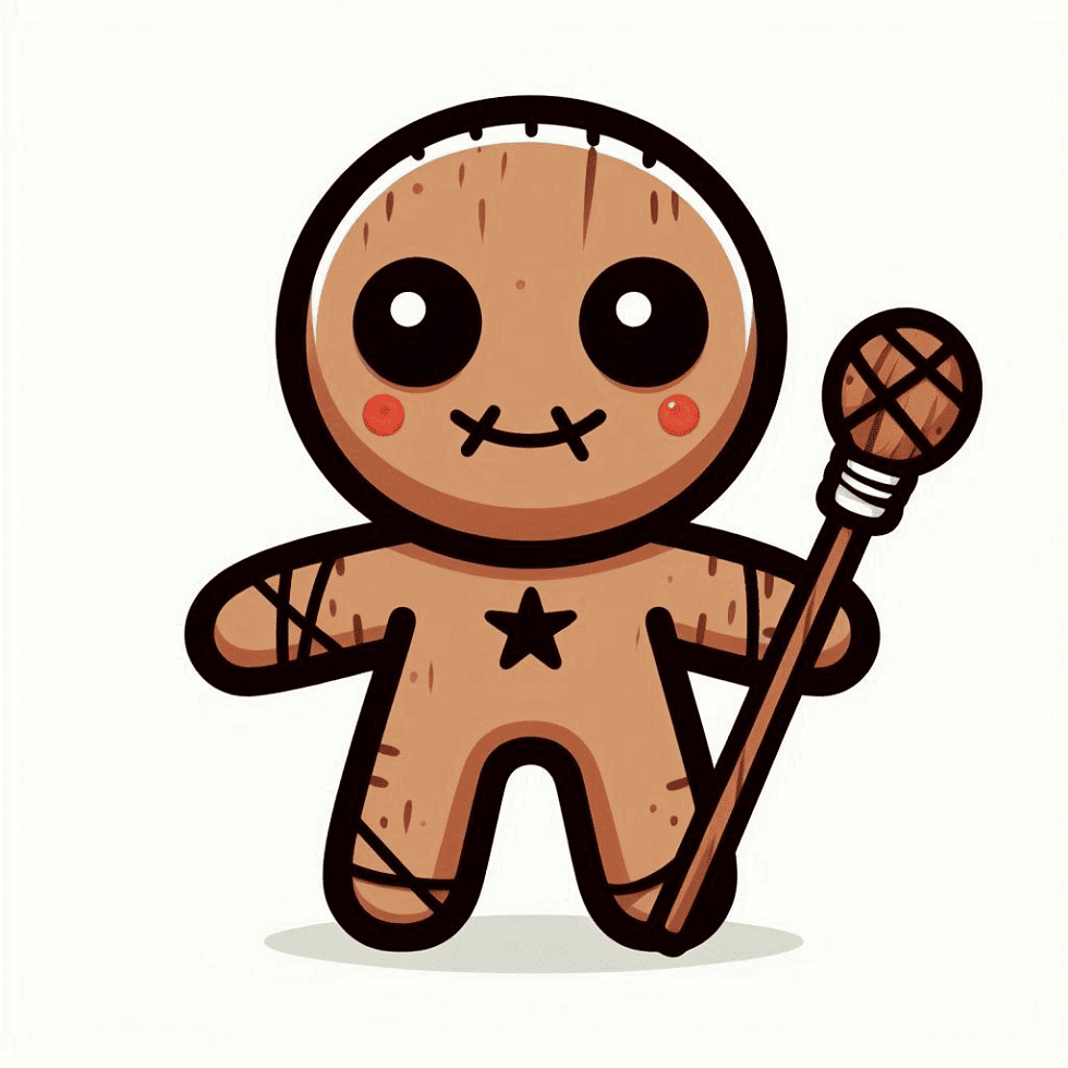 Clipart of Voodoo Doll Photo