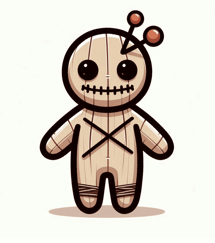 Clipart of Voodoo Doll Picture