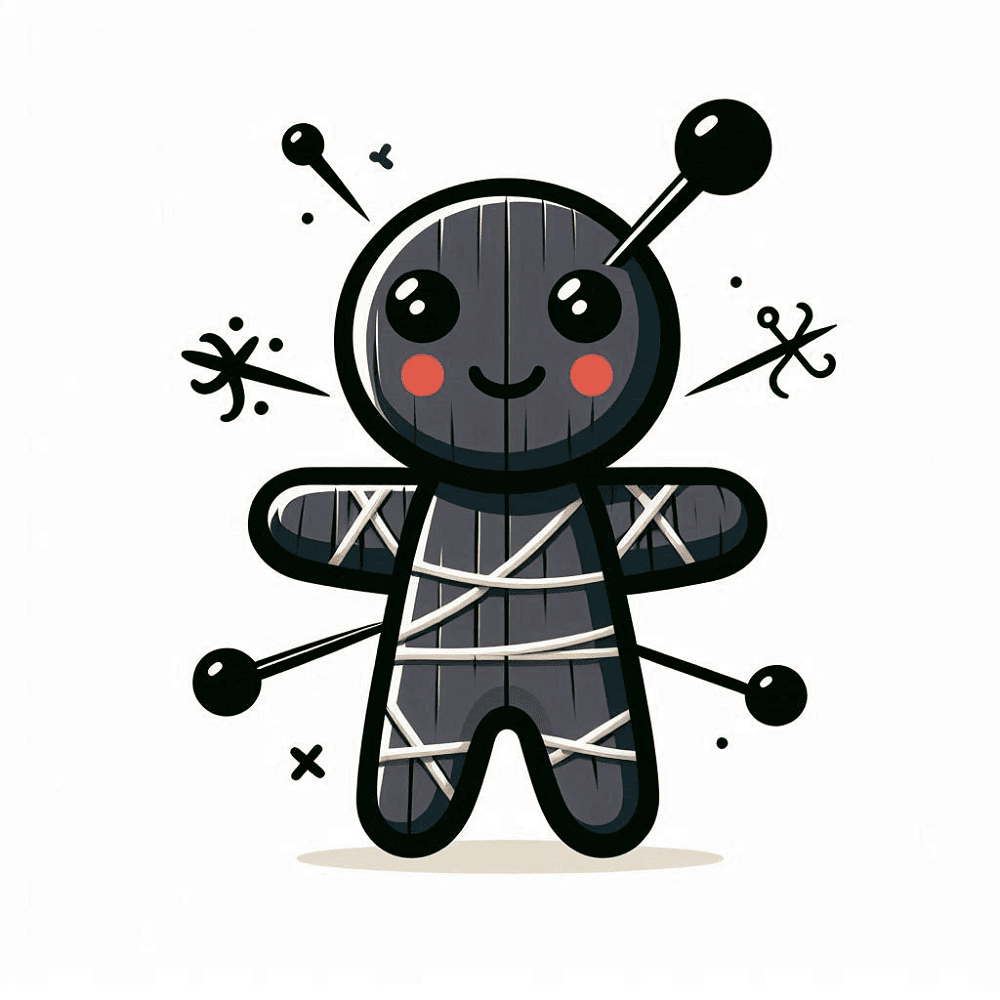 Clipart of Voodoo Doll Png