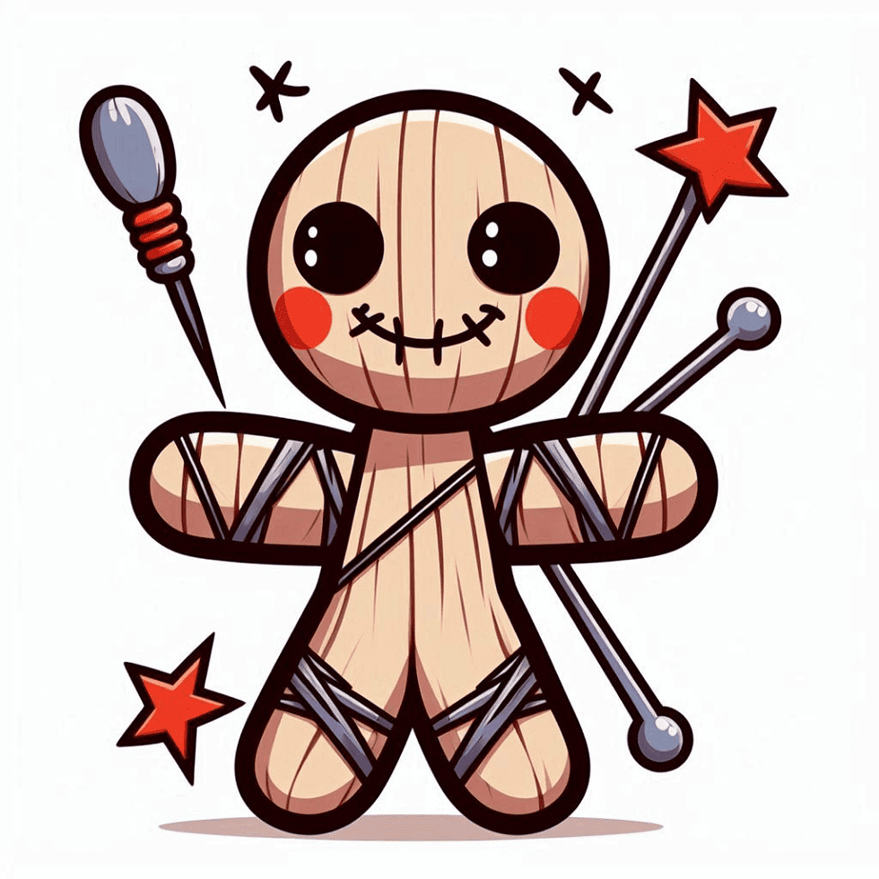 Clipart of Voodoo Doll