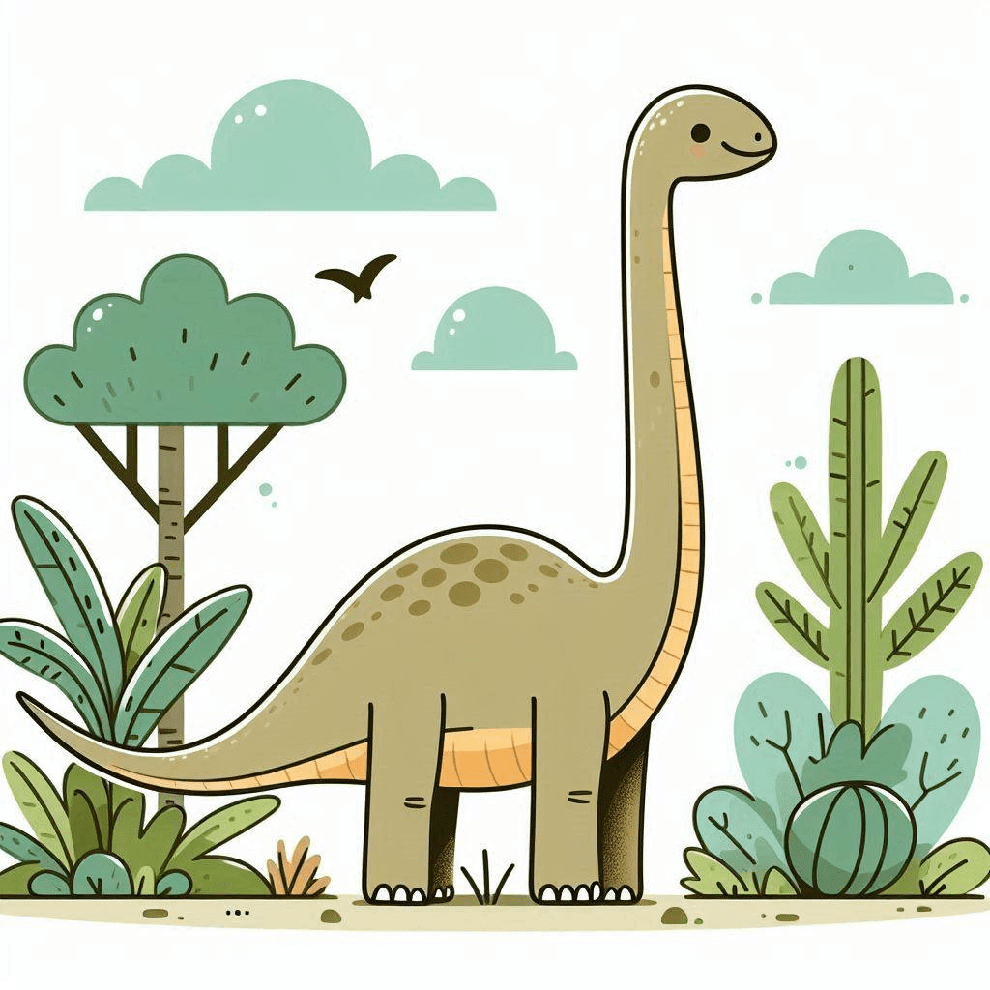 Image of Brachiosaurus Clipart Download