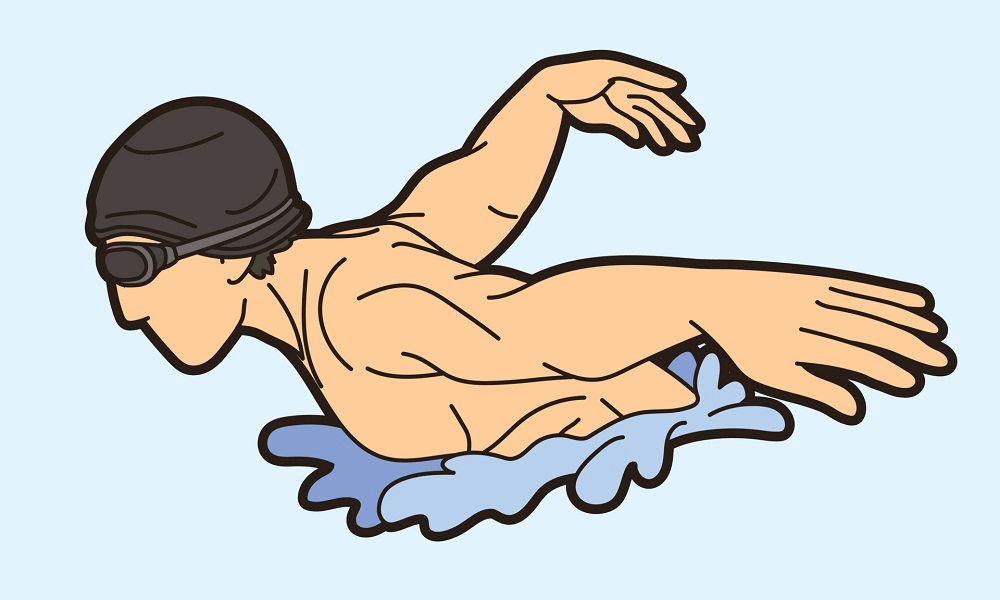 Swimmer Clipart For Adult