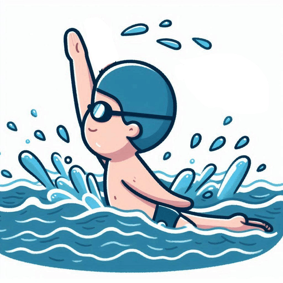 Swimmer Clipart For Kid