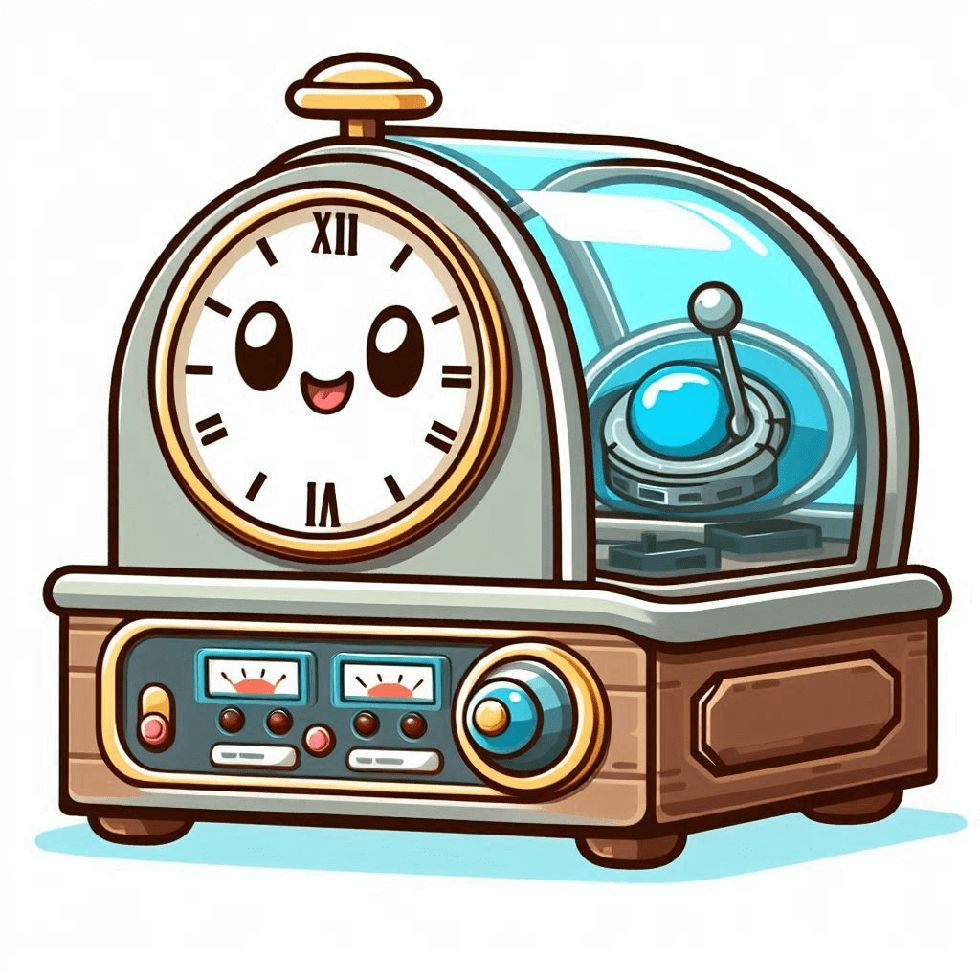 Time Machine Clipart Png Download