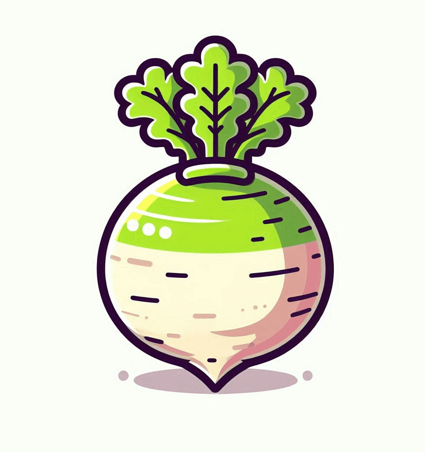 Turnip Clipart Free Image