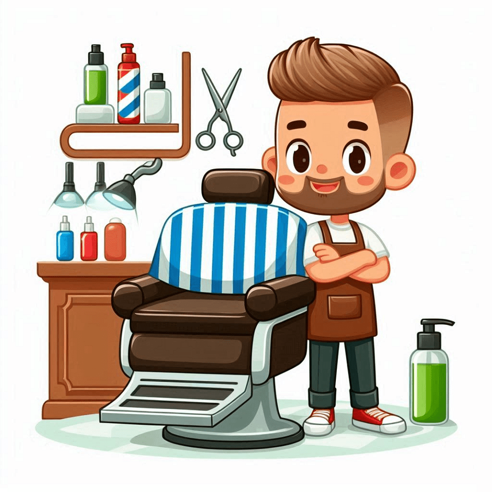 Clipart of Barber Images