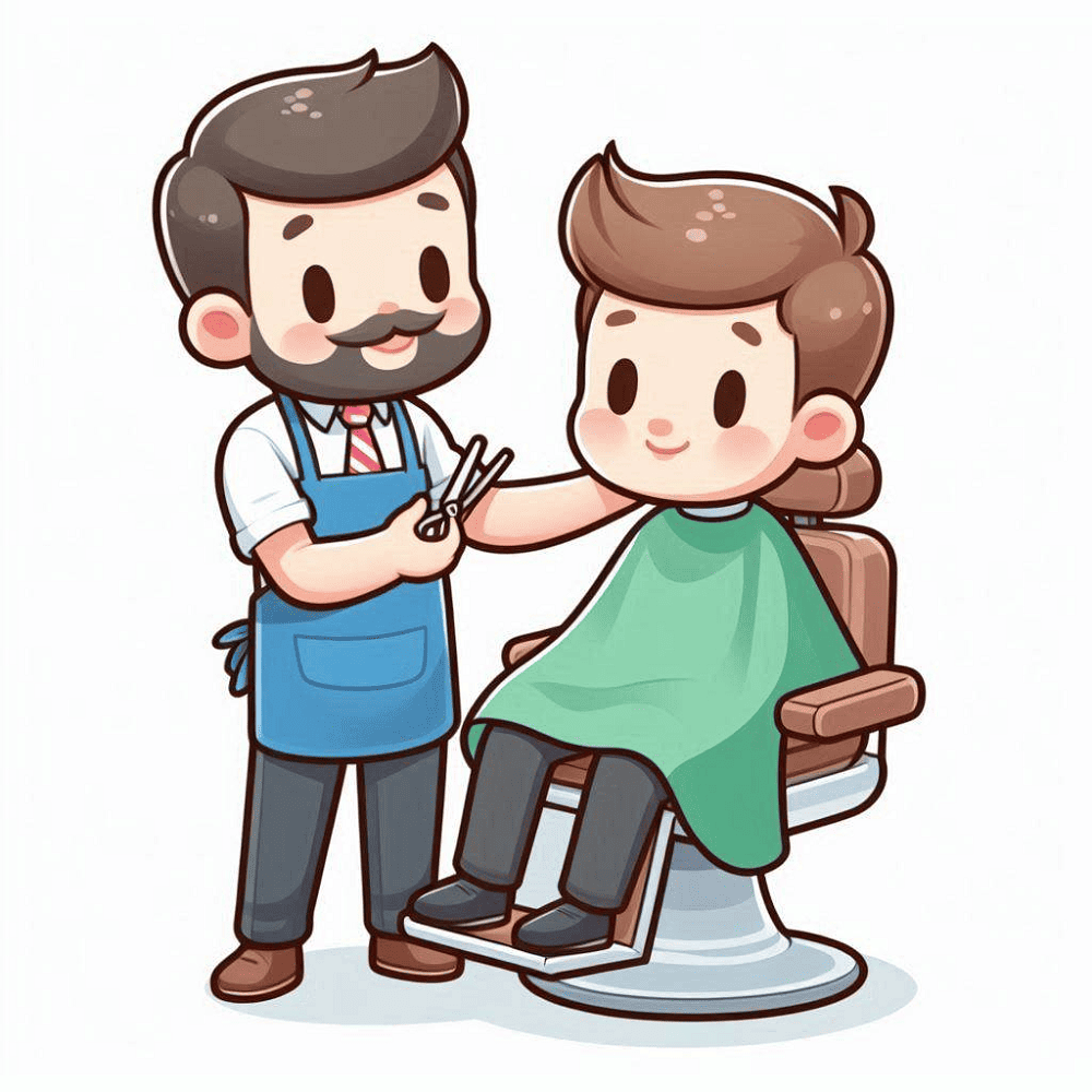 Clipart of Barber Picture