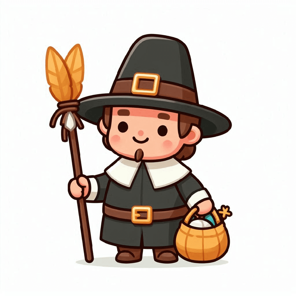 Clipart of Pilgrim Picture