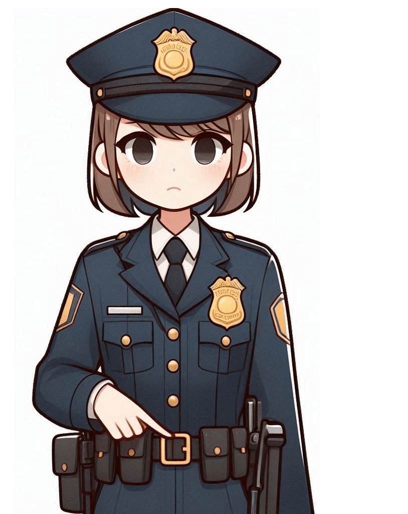 Clipart of Police Woman Free