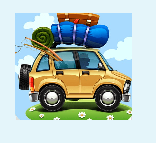 Clipart of Road Trip Free