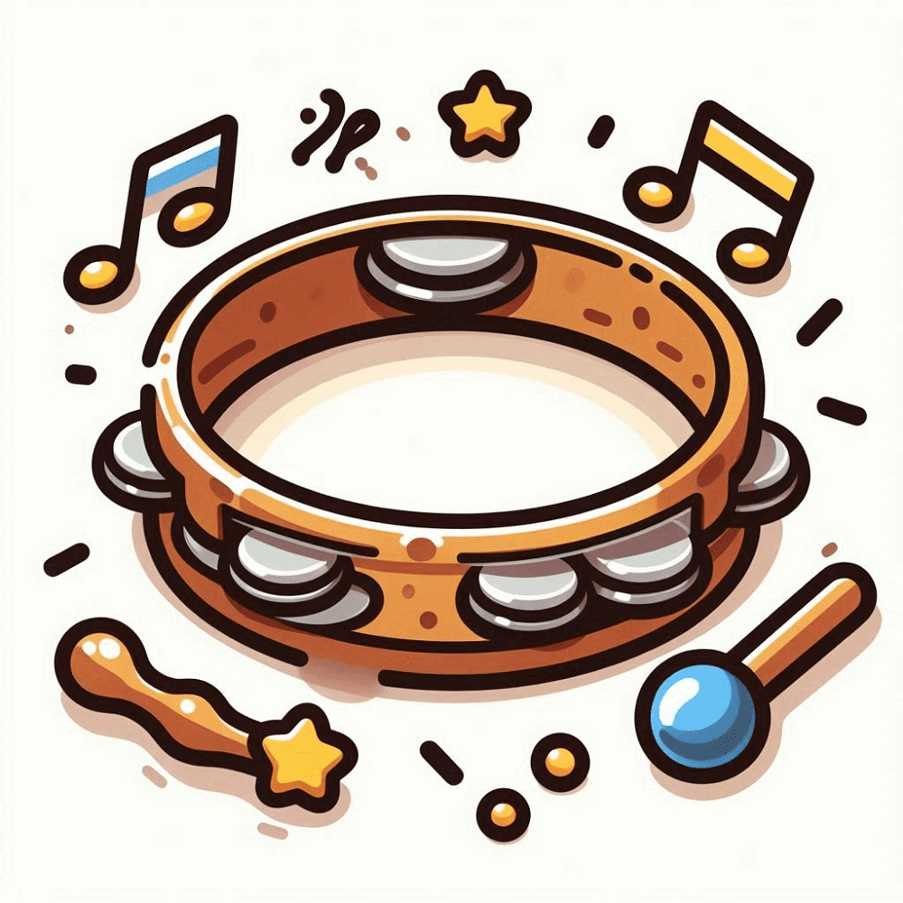 Clipart of Tambourine Images