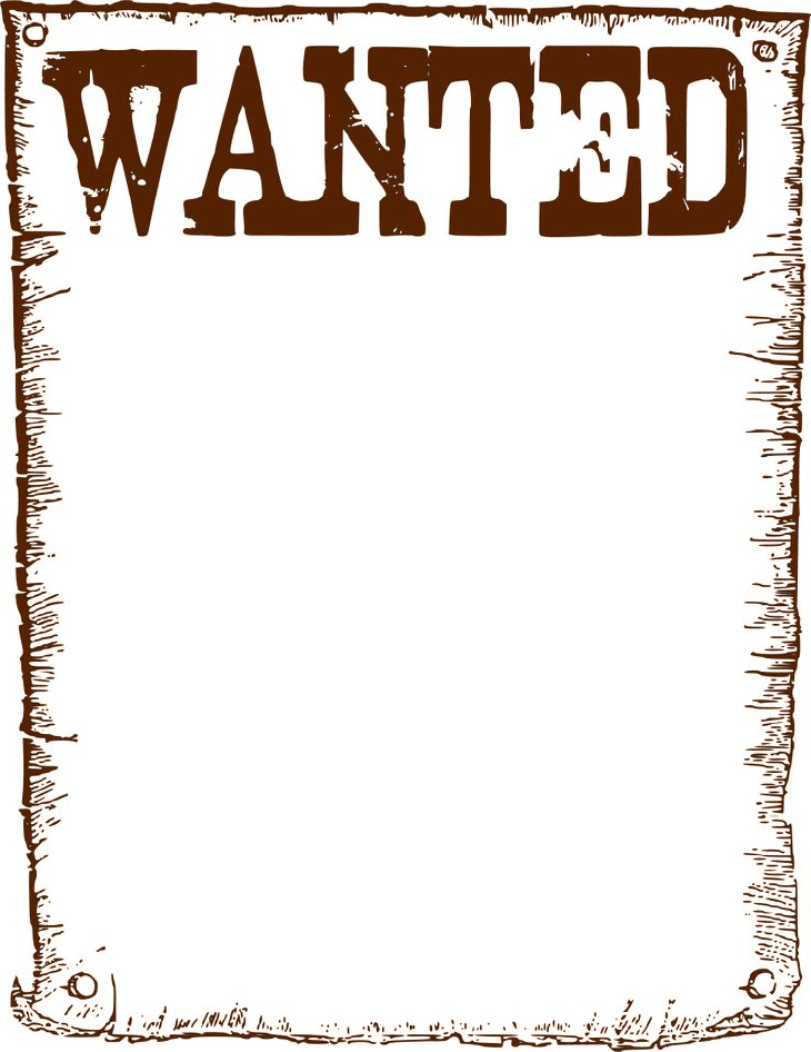 Clipart of Wanted Free