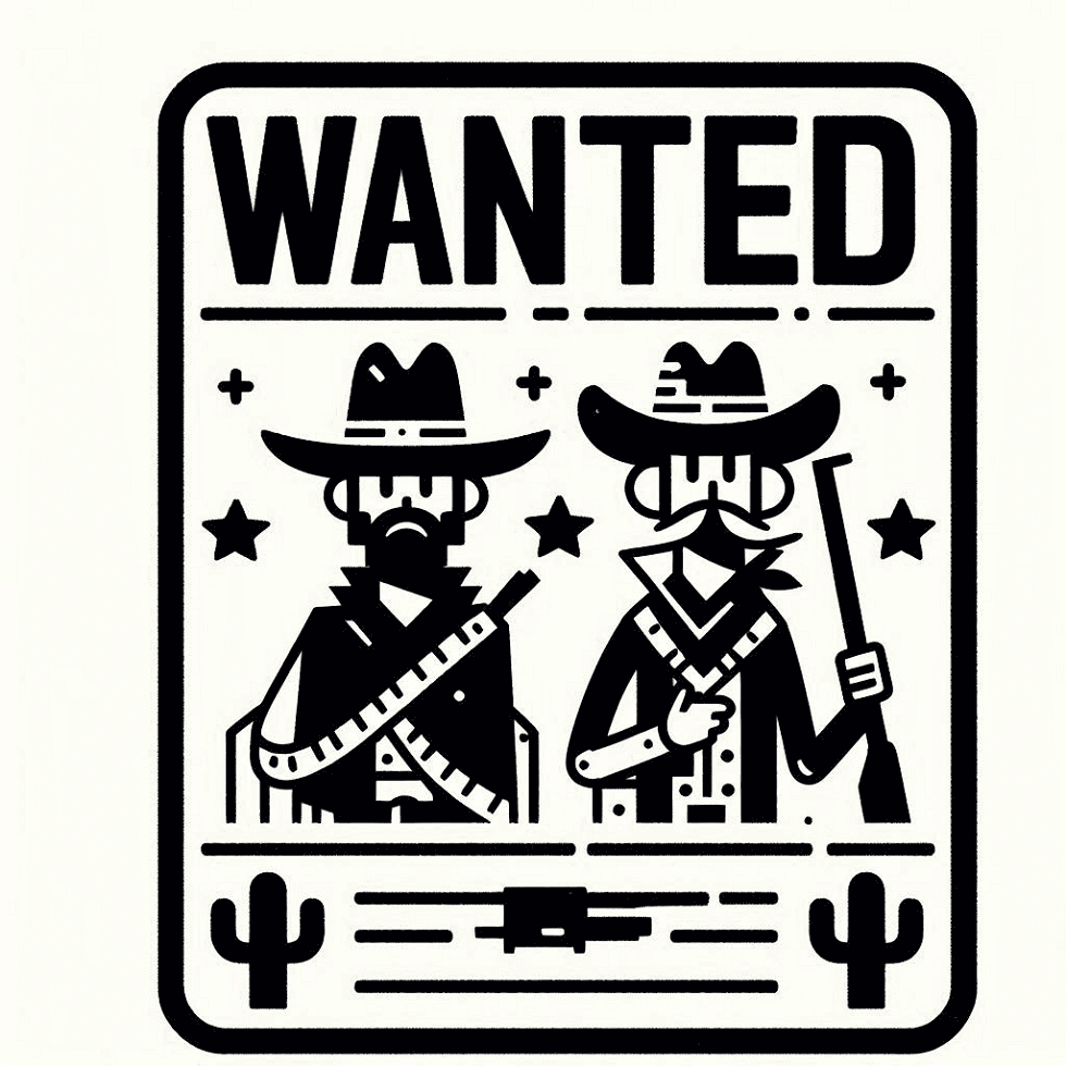 Clipart of Wanted Photos