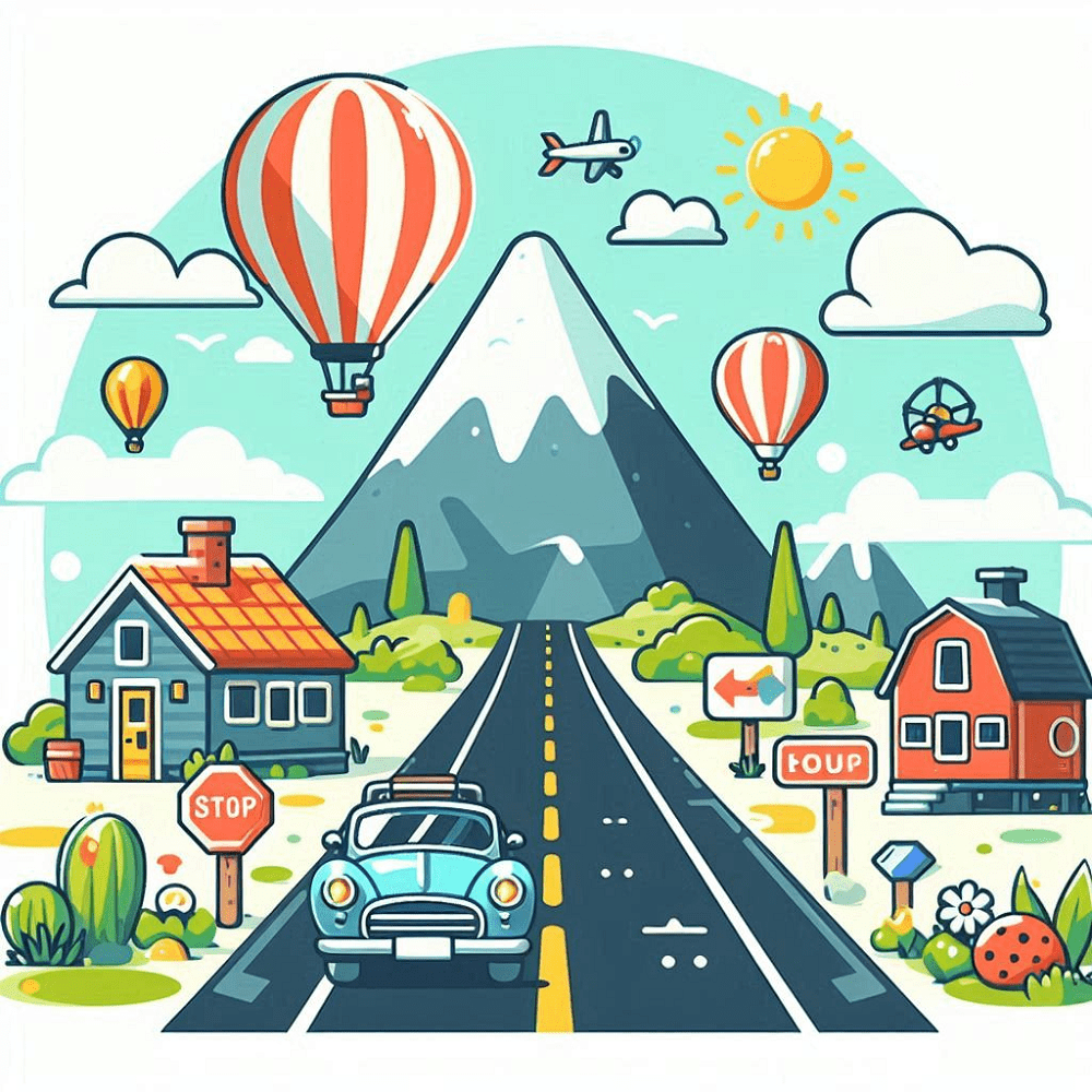 Road Trip Clipart Image Free