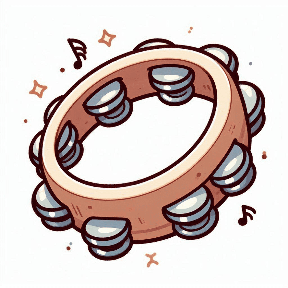 Tambourine Clipart Picture Png