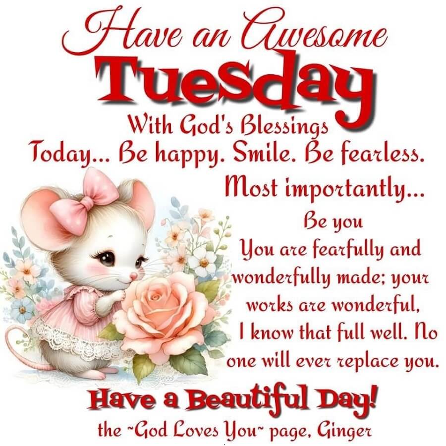 Tuesday Blessings Clipart