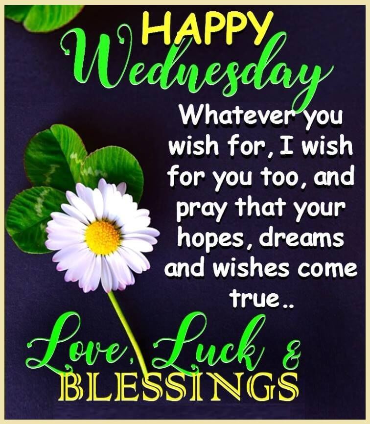 Wednesday Blessings Clipart