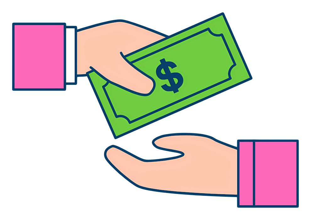 Illustration of Money Exchange